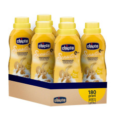 6x CHICCO Aviváž koncentrovaná Baby Sensitive Jemný dotek 750 ml (6x30 praní)