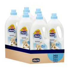 6x CHICCO Aviváž koncentrovaná Baby Sensitive Sladký pudr 1,5 l (60 praní)