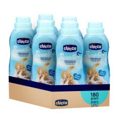 6x CHICCO Aviváž koncentrovaná Baby Sensitive Sladký pudr 750 ml (6x30 praní)