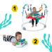BABY EINSTEIN Skákadlo/aktivní centrum 2v1 Ocean Explorers Airplane Adventure™ 6m+ do 12 kg
