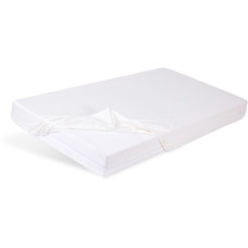 BABYMATEX Prostěradlo napínací bambusové 60x120cm bílé
