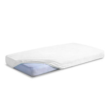 BABYMATEX Prostěradlo napínací froté Premium 70x140cm bílé