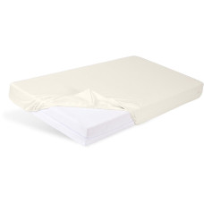 BABYMATEX Prostěradlo nepromokavé napínací Bamboo 60x120cm béžové