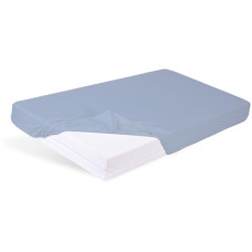 BABYMATEX Prostěradlo nepromokavé s gumičkou Bamboo světle modré 60x120 cm