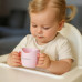 BABYONO Hrnek ergonomický s oušky 120ml Pink, 6m+