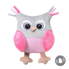 BABYONO Plyšová sova Sofia růžová