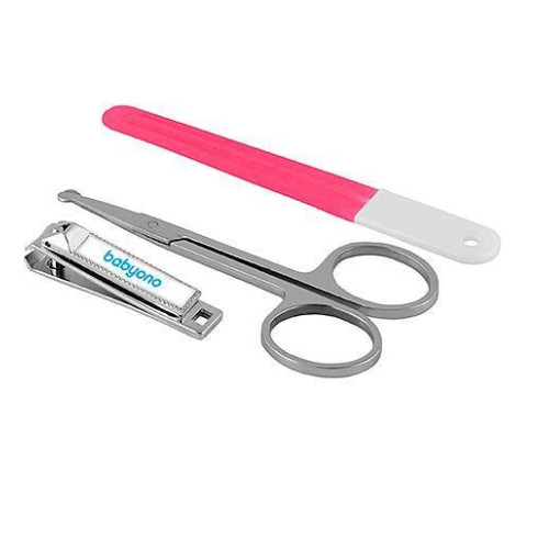 BABYONO Set dětská manikúra červená BABYONO Set dětská manikúra červená