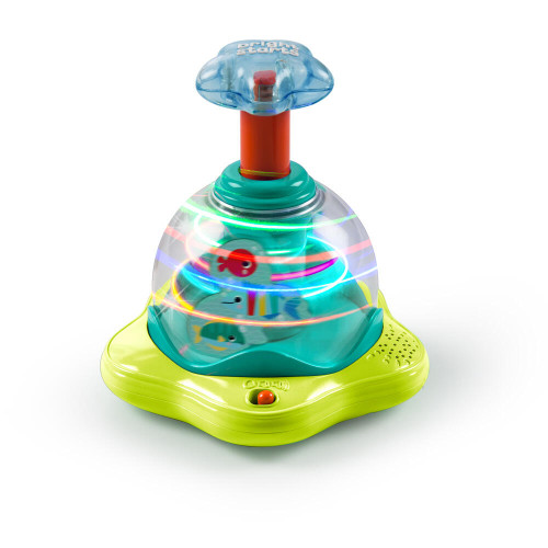 BRIGHT STARTS Hračka hudební svítící Press&Glow Spinner 6m+ BRIGHT STARTS Hračka hudební svítící Press&Glow Spinner 6m+