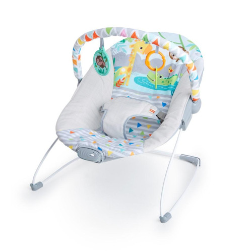 BRIGHT STARTS Lehátko vibrující Safari Fun™ 0m+ do 9 kg BRIGHT STARTS Lehátko vibrující Safari Fun™ 0m+ do 9 kg