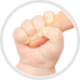 CANPOL BABIES Kousátko dřevěno/silikonové Lvíček