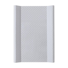 CEBA BABY Podložka přebalovací 2-hranná s pevnou deskou (50x70) Comfort Caro Grey