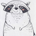 CEBA BABY Podložka přebalovací měkká (50x70) Raccoon