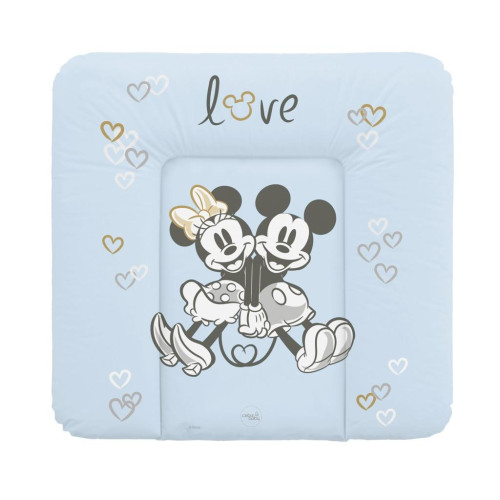CEBA BABY Podložka přebalovací měkká na komodu (75x72) Disney Minnie & Mickey Blue CEBA BABY Podložka přebalovací měkká na komodu (75x72) Disney Minnie & Mickey Blue