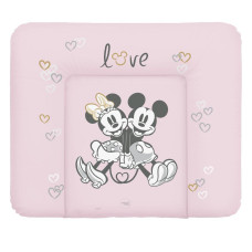 CEBA BABY Podložka přebalovací měkká na komodu (85x72) Disney Minnie & Mickey Pink