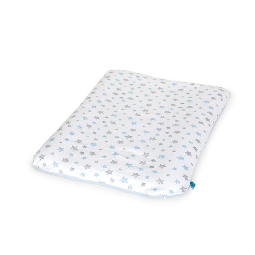 CEBA BABY Potah na měkkou přebalovací podložku (50x70) 2 ks Grey Stars+Blue Stars CEBA BABY Potah na měkkou přebalovací podložku (50x70) 2 ks Grey Stars+Blue Stars