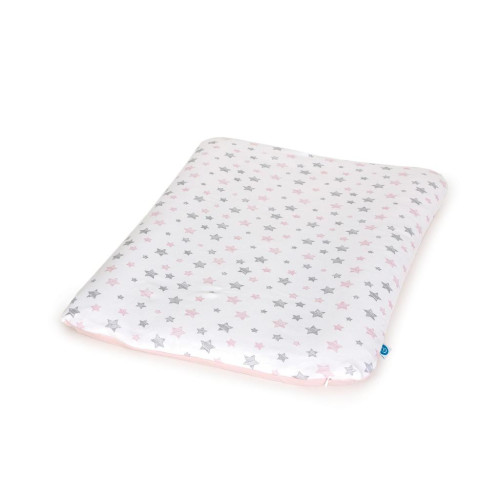 CEBA BABY Potah na měkkou přebalovací podložku (50x70) 2 ks Grey Stars+Pink Stars CEBA BABY Potah na měkkou přebalovací podložku (50x70) 2 ks Grey Stars+Pink Stars