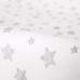 CEBA Potah na přebalovací podložku 50x70-80 cm 2 ks Light Grey+Grey Stars