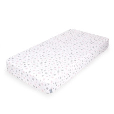 CEBA BABY Prostěradlo Žerzej napínací s gumou 120 x 60 Pink Stars