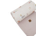 EKO Chránič do postýlky VELVET My farm Powder pink 180x35 cm