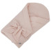 EKO Zavinovačka mušelínová s kokosovou vyjímatelnou vložkou a mašlí Powder pink 75x75 cm