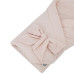 EKO Zavinovačka mušelínová s kokosovou vyjímatelnou vložkou a mašlí Powder pink 75x75 cm