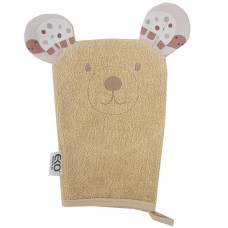 EKO Žínka bavlněná s oušky Bear Beige 20x15 cm