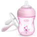 CHICCO Hrneček učící Transition s držadly 200 ml růžový 4m+ CHICCO Hrneček učící Transition s držadly 200 ml růžový 4m+