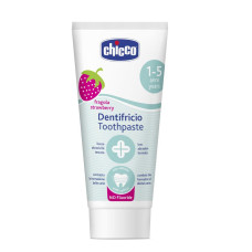 CHICCO Pasta zubní Jahoda bez fluoru 50ml, 12m+