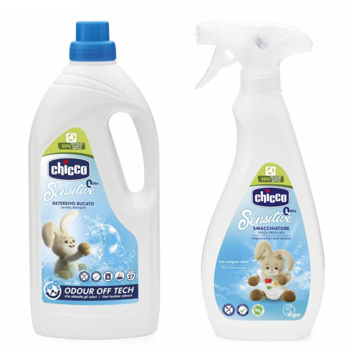 CHICCO Prací gel Baby Sensitive 1,5 l + Odstraňovač skvrn Sensitive 500 ml CHICCO Prací gel Baby Sensitive 1,5 l + Odstraňovač skvrn Sensitive 500 ml