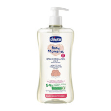 CHICCO Micelární šampon na vlasy a tělo, Baby Moments Sensitive 500 ml, 0m+