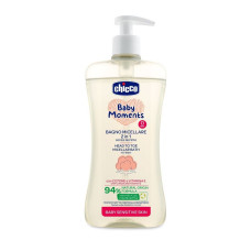 CHICCO Micelární šampon na vlasy a tělo, Baby Moments Sensitive 500 ml, 0m+
