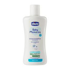 CHICCO Spchový gel 2v1 na vlasy a tělo, Baby Moments 200 ml, 0m+