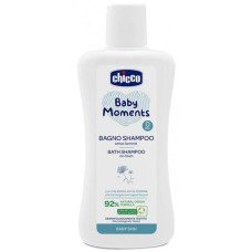 CHICCO Spchový gel 2v1 na vlasy a tělo, Baby Moments 200 ml, 0m+