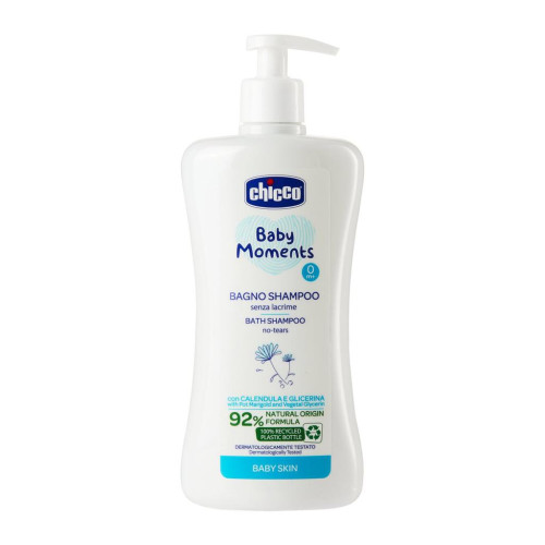 CHICCO Sprchový gel 2v1 na vlasy a tělo s dávkovačem, Baby Moments 500 ml, 0m+ CHICCO Sprchový gel 2v1 na vlasy a tělo s dávkovačem, Baby Moments 500 ml, 0m+