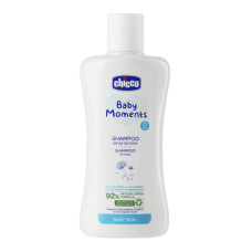 CHICCO Šampon na vlasy Baby Moments No tears 92 % přírodních složek 200 ml
