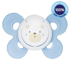 CHICCO Dudlík Physio Comfort silikonový 2-6m chlapec - méďa 1 ks