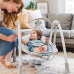 INGENUITY Houpačka konvertibilní vibrující s melodií Nash 2v1, 0m+ do 9 kg
