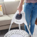 INGENUITY Houpačka velká s vibračním houpatkom a melodií USB 2v1 Raylan 0m+ do 9 kg