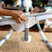 INGENUITY Houpačka vibrující s melodií USB Dual-Direction Anyway Sway ™ Spruce ™ 0m+ do 9 kg
