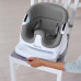 INGENUITY Jídelní židlička na židli 2v1 Baby Base Slate 6m+ do 22 kg