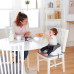 INGENUITY Jídelní židlička na židli SmartClean Toddler - Slate 2r+ do 15 kg