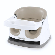INGENUITY Jídelní židlička na židli 2v1 Baby Base Cashmere 6m+ do 15 kg