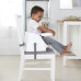 INGENUITY Jídelní židlička na židli 2v1 Baby Base Cashmere 6m+ do 15 kg