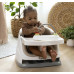 INGENUITY Jídelní židlička na židli 2v1 Baby Base Cashmere 6m+ do 15 kg