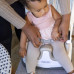 INGENUITY Jídelní židlička na židli 2v1 Baby Base Cashmere 6m+ do 15 kg