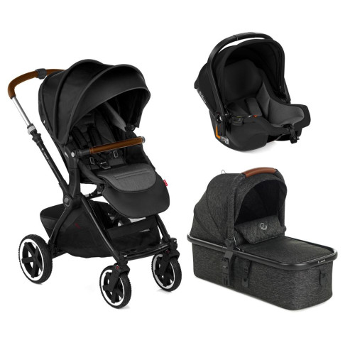 JANÉ Kočárek kombinovaný Crosslight + korba Micro Pro + autosedačka Koos i-size Cold Black JANÉ Kočárek kombinovaný Crosslight + korba Micro Pro + autosedačka Koos i-size Cold Black
