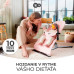KINDERKRAFT Lehátko houpací Mimi Beige, do 9 kg