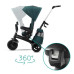 KINDERKRAFT SELECT Tříkolka Easytwist Midnight Green, Premium