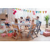 KINDERKRAFT Židlička jídelní Enock s polstrováním Grey wooden, Premium