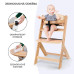 KINDERKRAFT Židlička jídelní Enock White